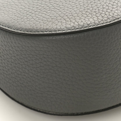 Mulberry Heavy Grain Mini Iris Hobo Charcoal 8 of 9