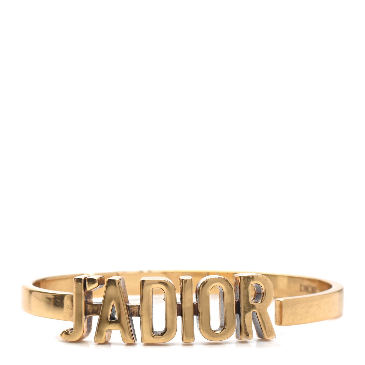 Metal J'Adior Bracelet Cuff Gold