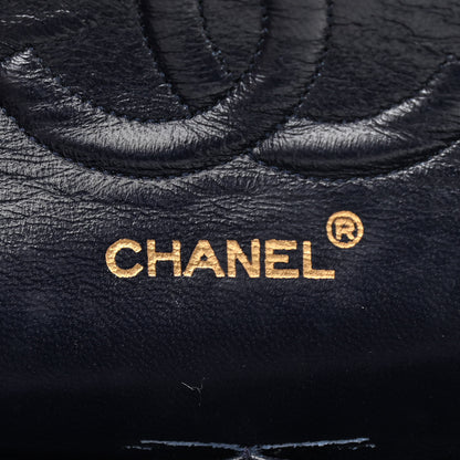 Chanel Lambskin Quilted Small Double Flap Navy 5 of 19