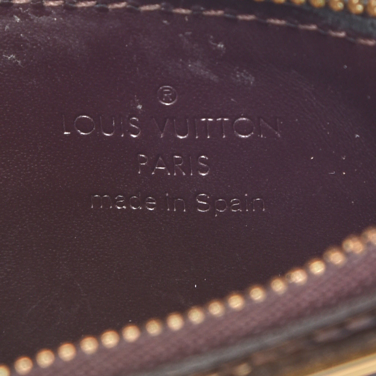 Louis Vuitton Vernis Key Pouch Amarante 6 of 7