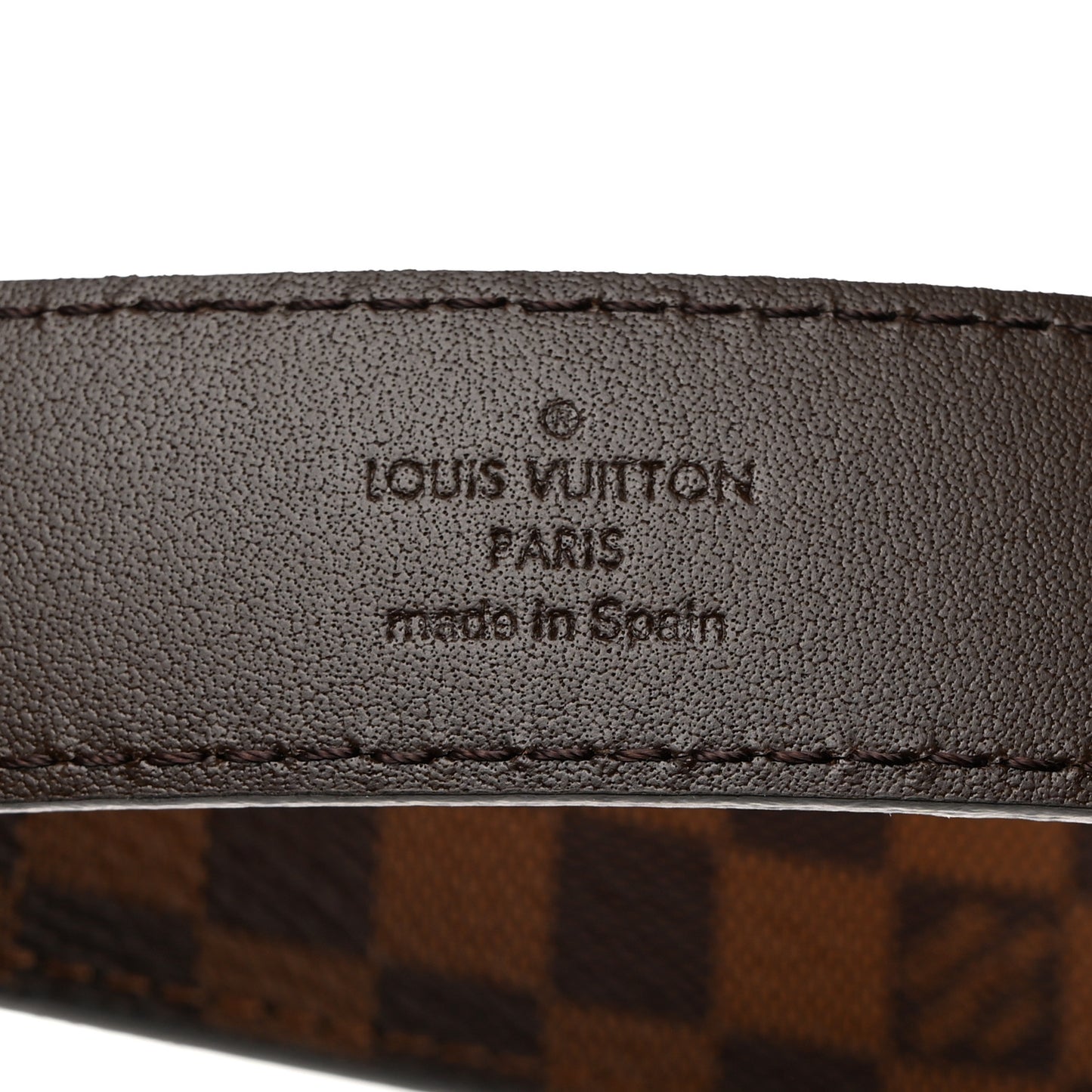 Mini Damier Ebene 25mm LV Initiales Belt 85 34