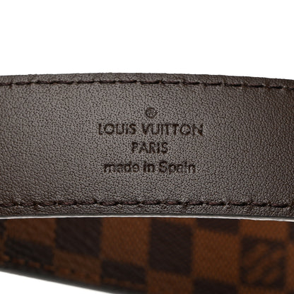 Louis Vuitton Mini Damier Ebene 25mm LV Initiales Belt 85 34 4 of 6