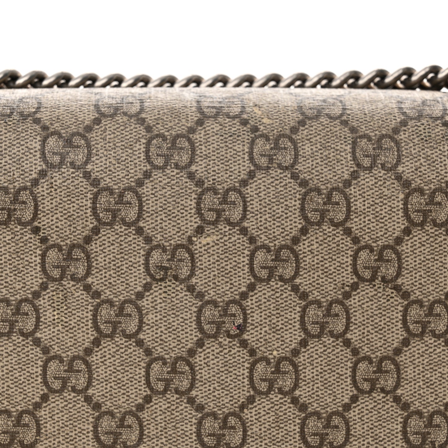 GG Supreme Monogram Suede Small Dionysus Shoulder Bag Purple