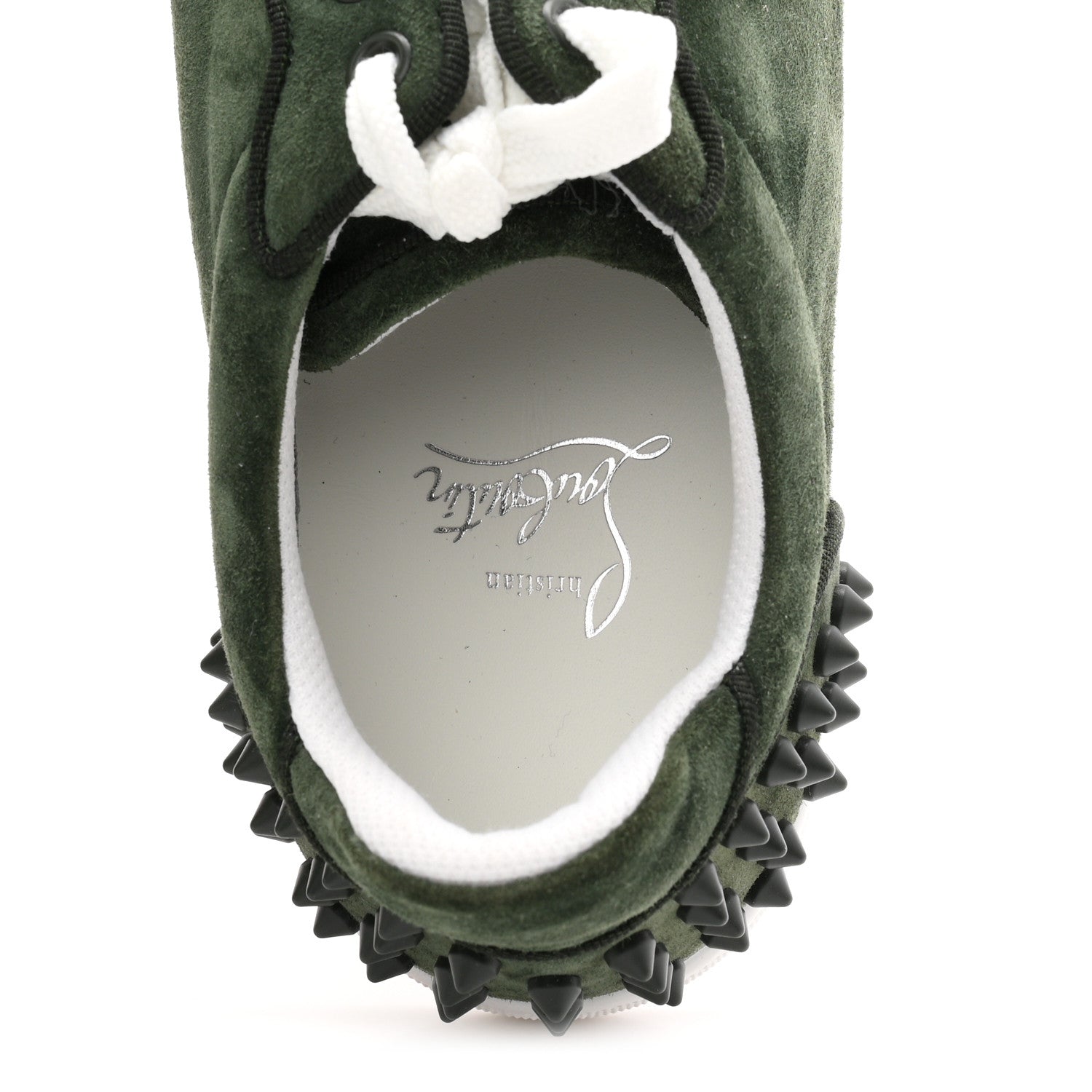 Christian Louboutin Veau Velours Orlato Flat Sneakers  38 Tennessee 8 of 10