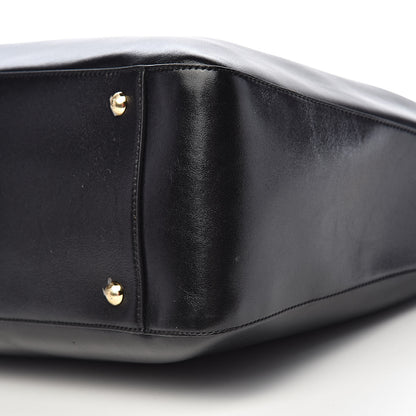Fendi Vitello Glacier Medium FF Tote Black 9 of 10