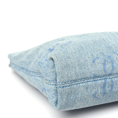 Chanel Denim CC Cosmetic Pouch Blue 9 of 12