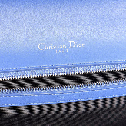 Christian Dior Lambskin Medium Diorama Flap Bag Blue 6 of 7
