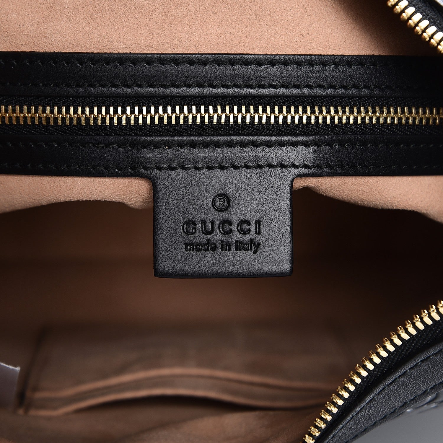 Gucci Guccissima Linea A Hobo Black 7 of 8