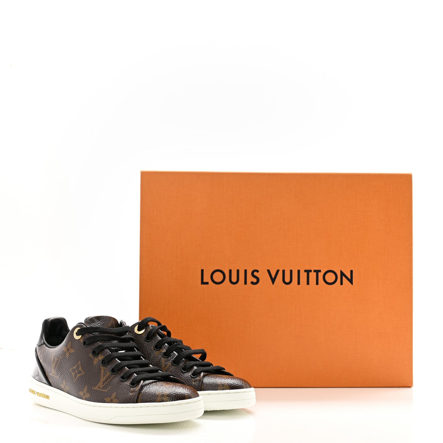 Patent Monogram Frontrow Sneakers 36