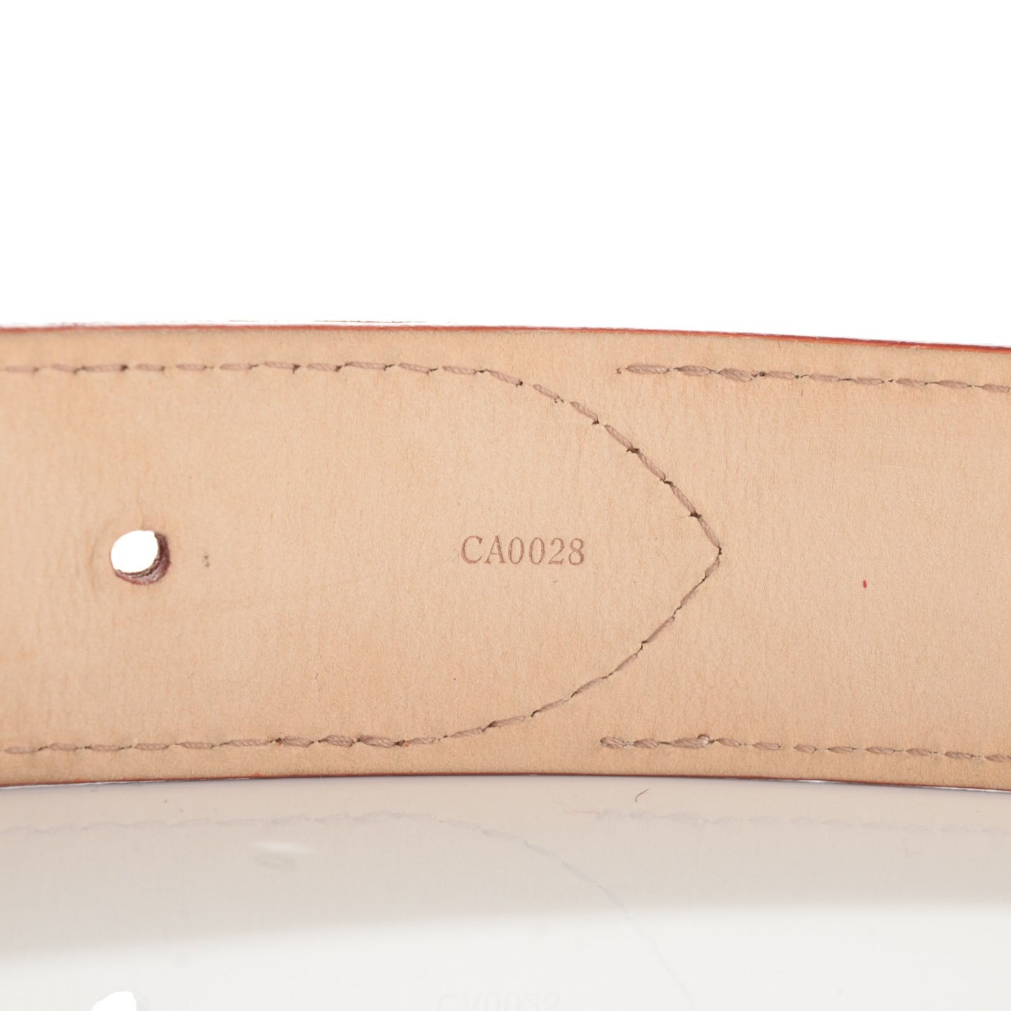 Monogram Watercolor Aquarelle Belt 90 36 White