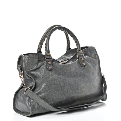 Balenciaga Agneau Giant 12 Rose Gold Hardware City Gris Tarmac 2 of 17