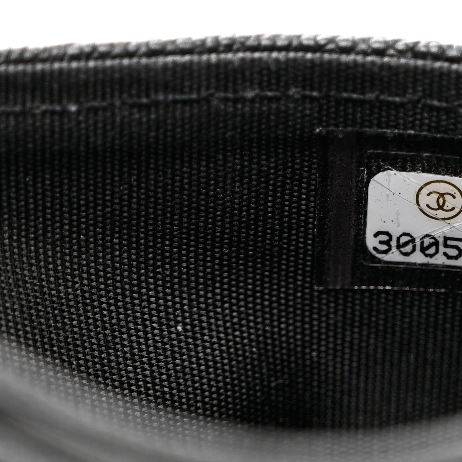 Chanel Caviar Quilted Boy Card Holder Black 8 of 9