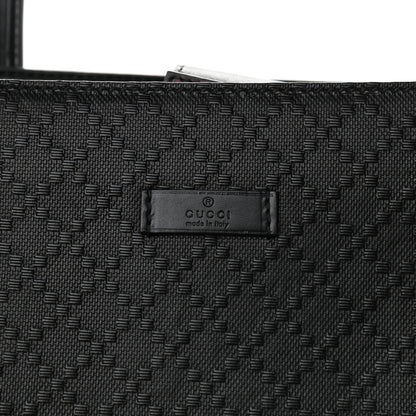 Gucci Calfskin Bright Diamante Medium Top Handle Bag Black 10 of 16