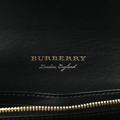 Burberry House Check Bridle Calfskin Small Madison Buckle Bag Tan 6 of 11