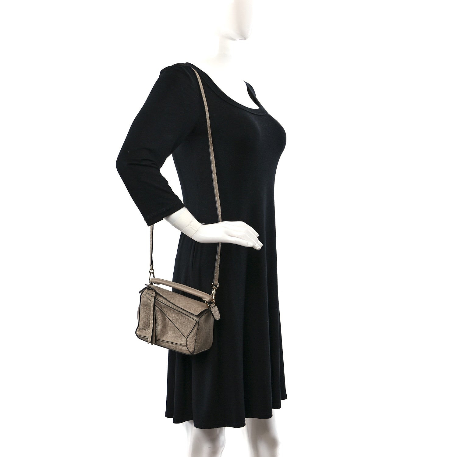 Loewe Calfskin Mini Puzzle Bag Sand Mink 2 of 11