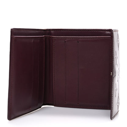 Louis Vuitton Vernis Elise Wallet Amarante 5 of 8