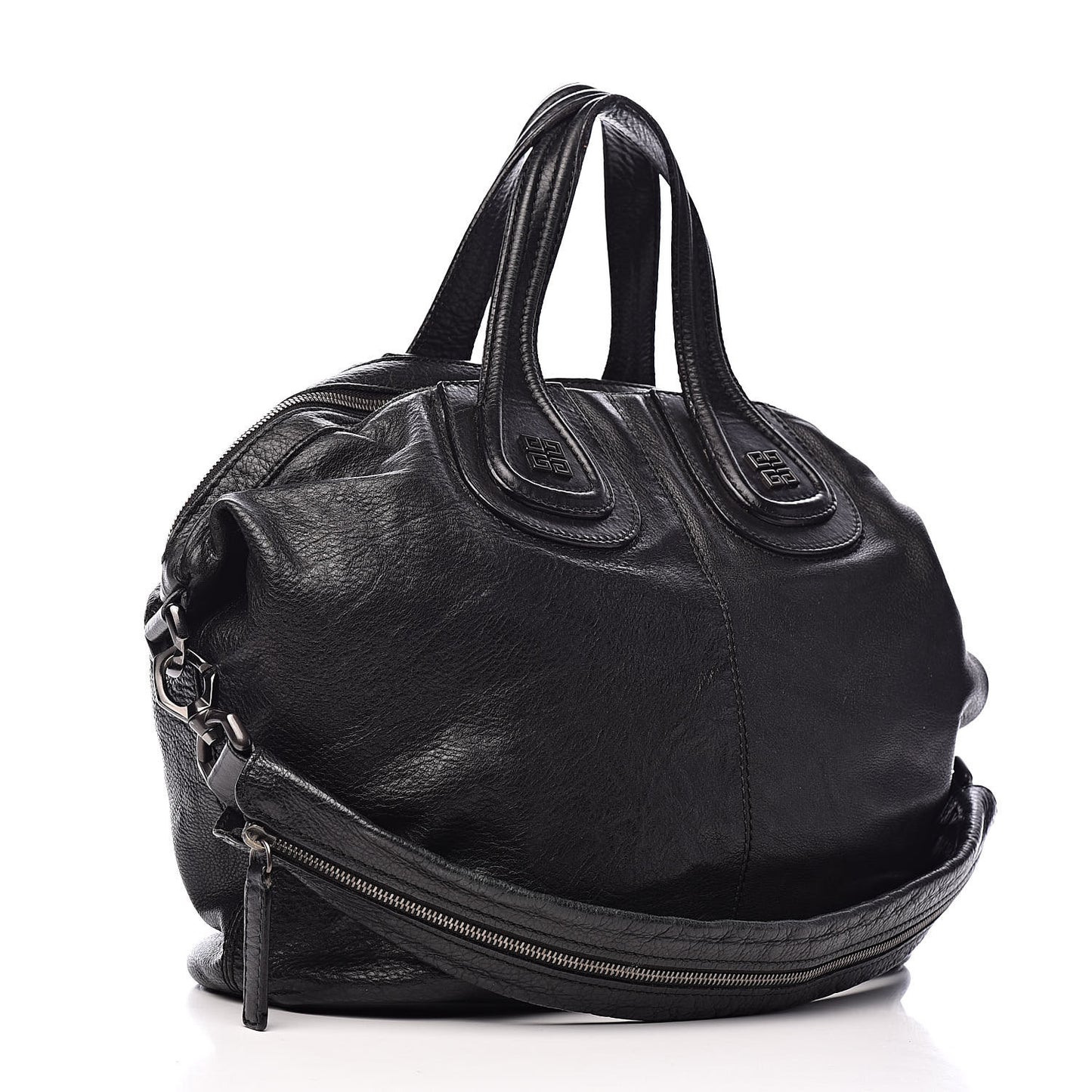 Waxed Calfskin Medium Nightingale Black