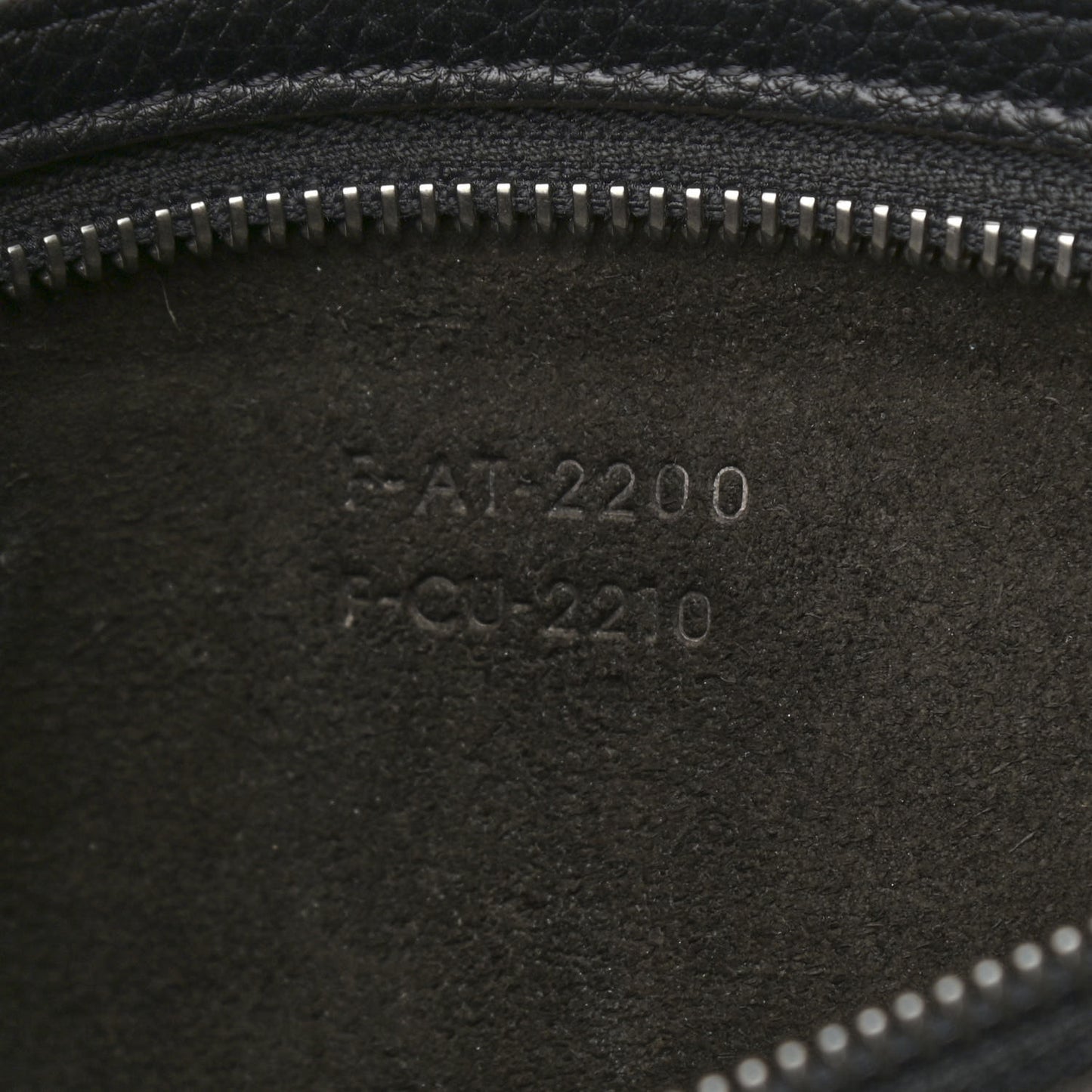 Drummed Calfskin Mini Luggage Black