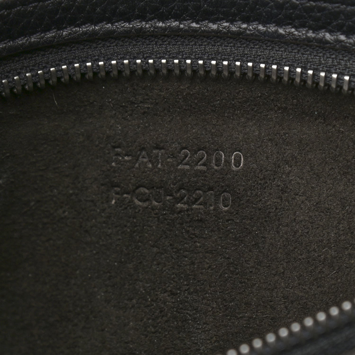 Celine Drummed Calfskin Mini Luggage Black 8 of 11