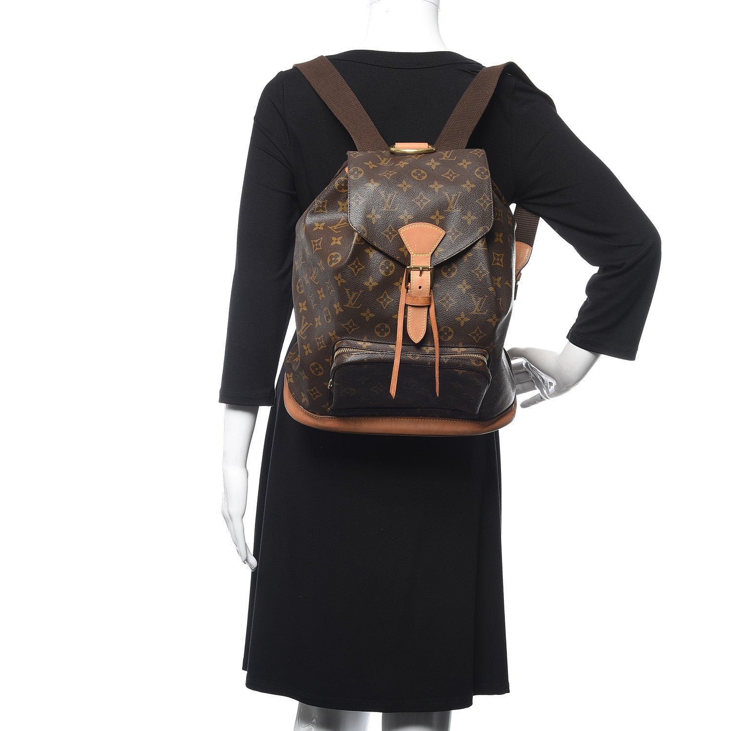 Louis Vuitton Monogram Montsouris GM Backpack 2 of 11