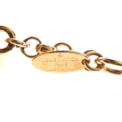 Louis Vuitton Metal Enamel Fleur De Monogram Bag Charm Dore 3 of 4