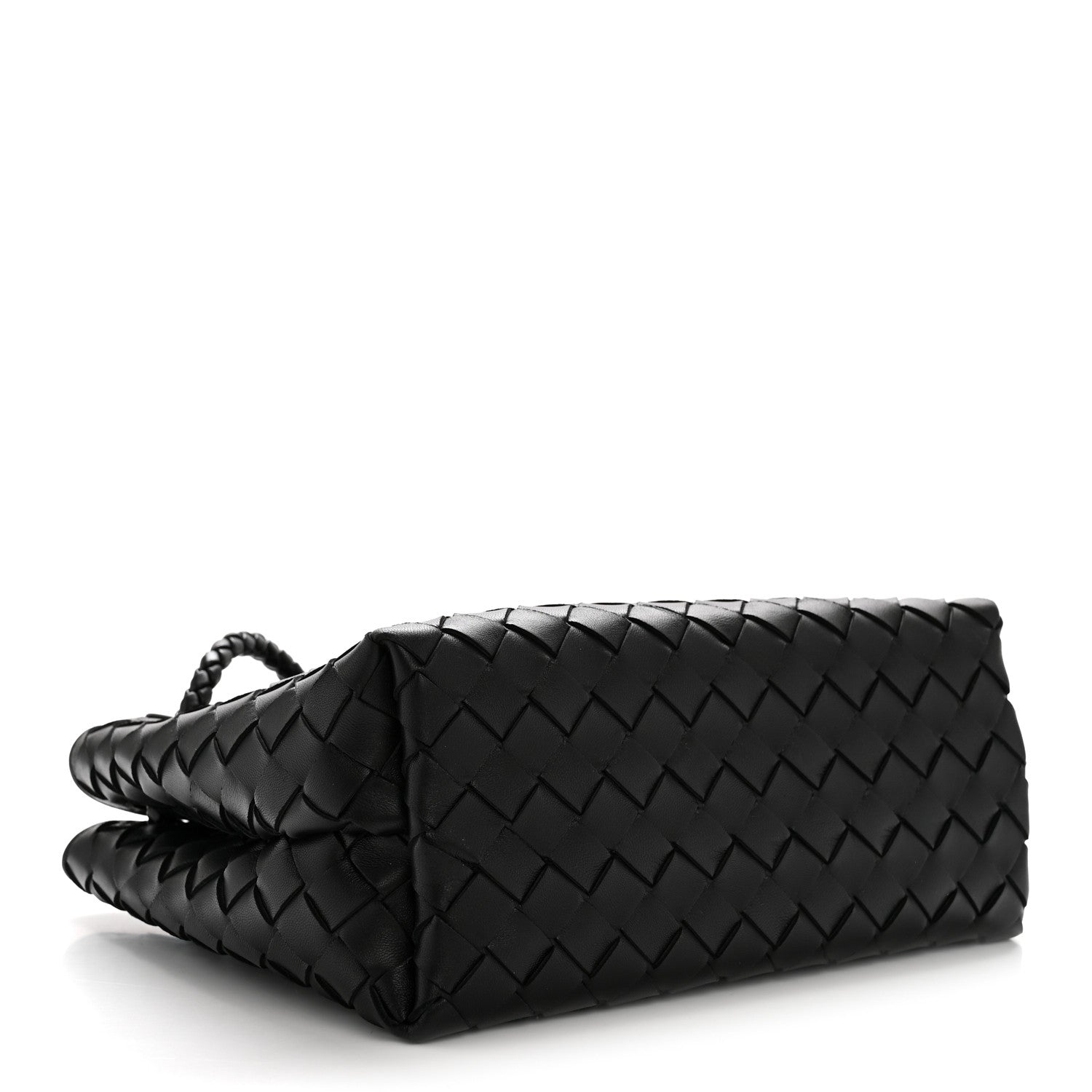 Bottega Veneta Nappa Intrecciato Small Andiamo Shoulder Bag Black 4 of 12