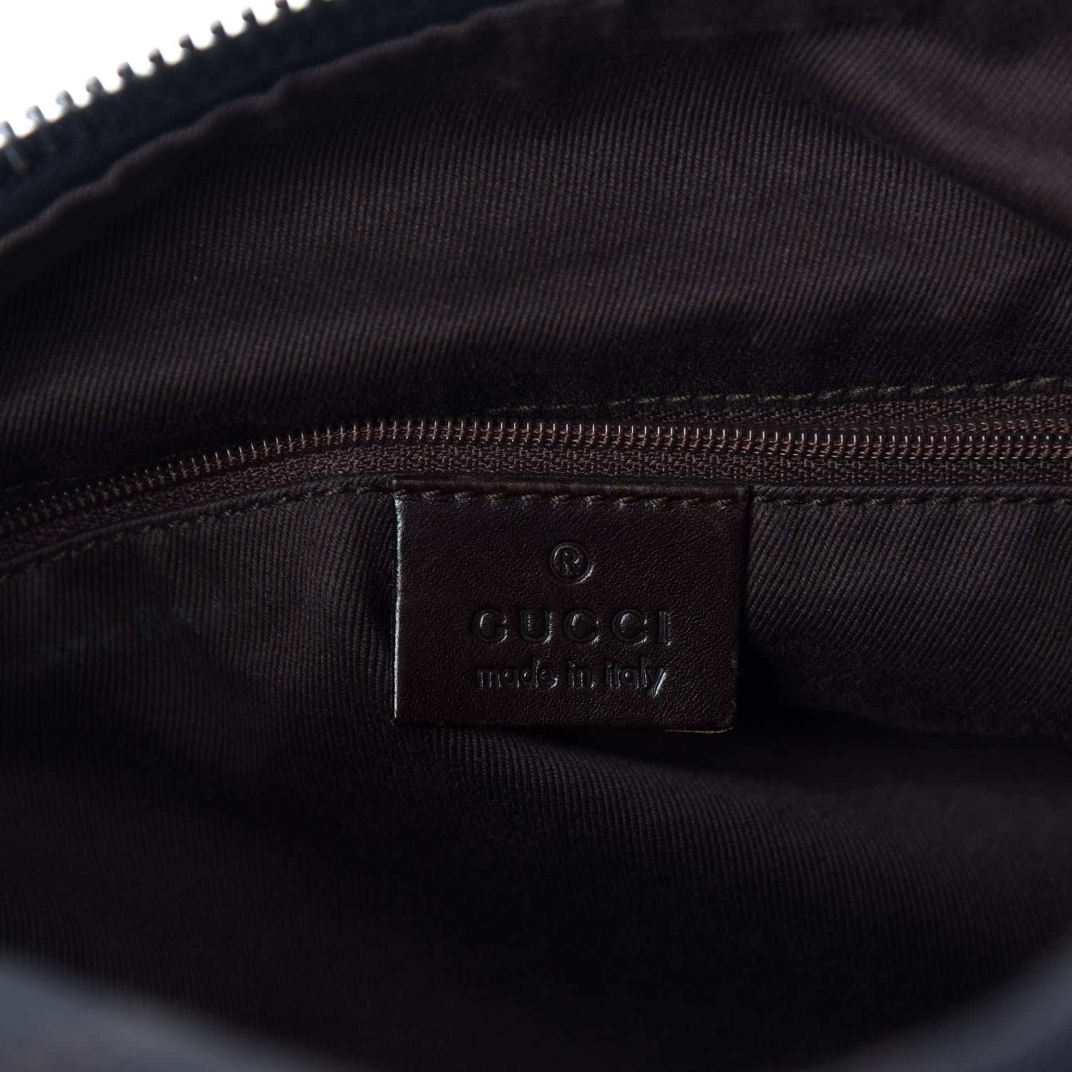 Gucci Canvas Monogram Shoulder Bag Brown 12 of 14