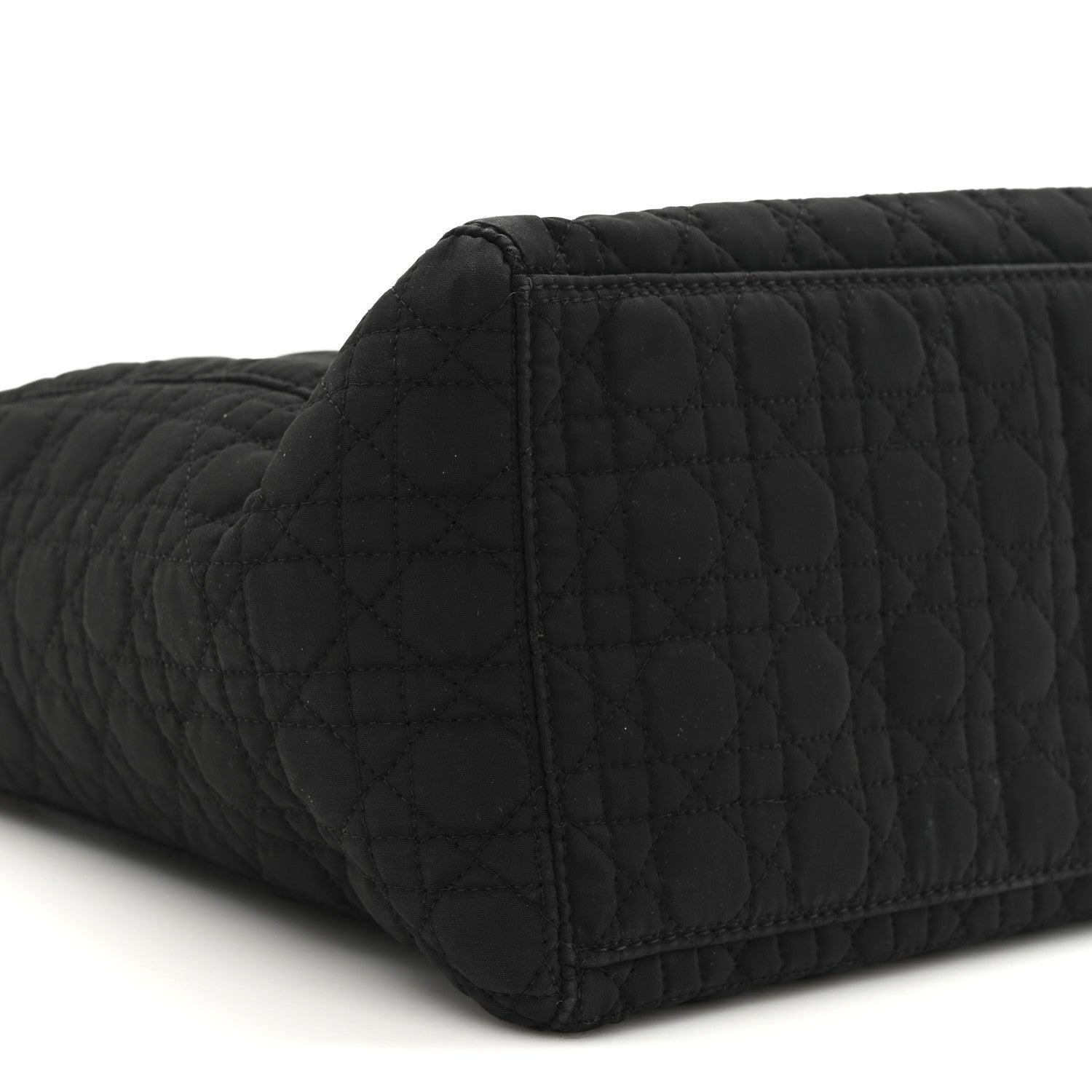 Christian Dior Nylon Cannage Medium Lady Dior Black 10 of 13