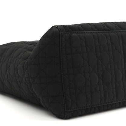 Christian Dior Nylon Cannage Medium Lady Dior Black 10 of 13