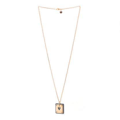 Hermes Swift As De Coeur Necklace Bleu Lin 3 of 9