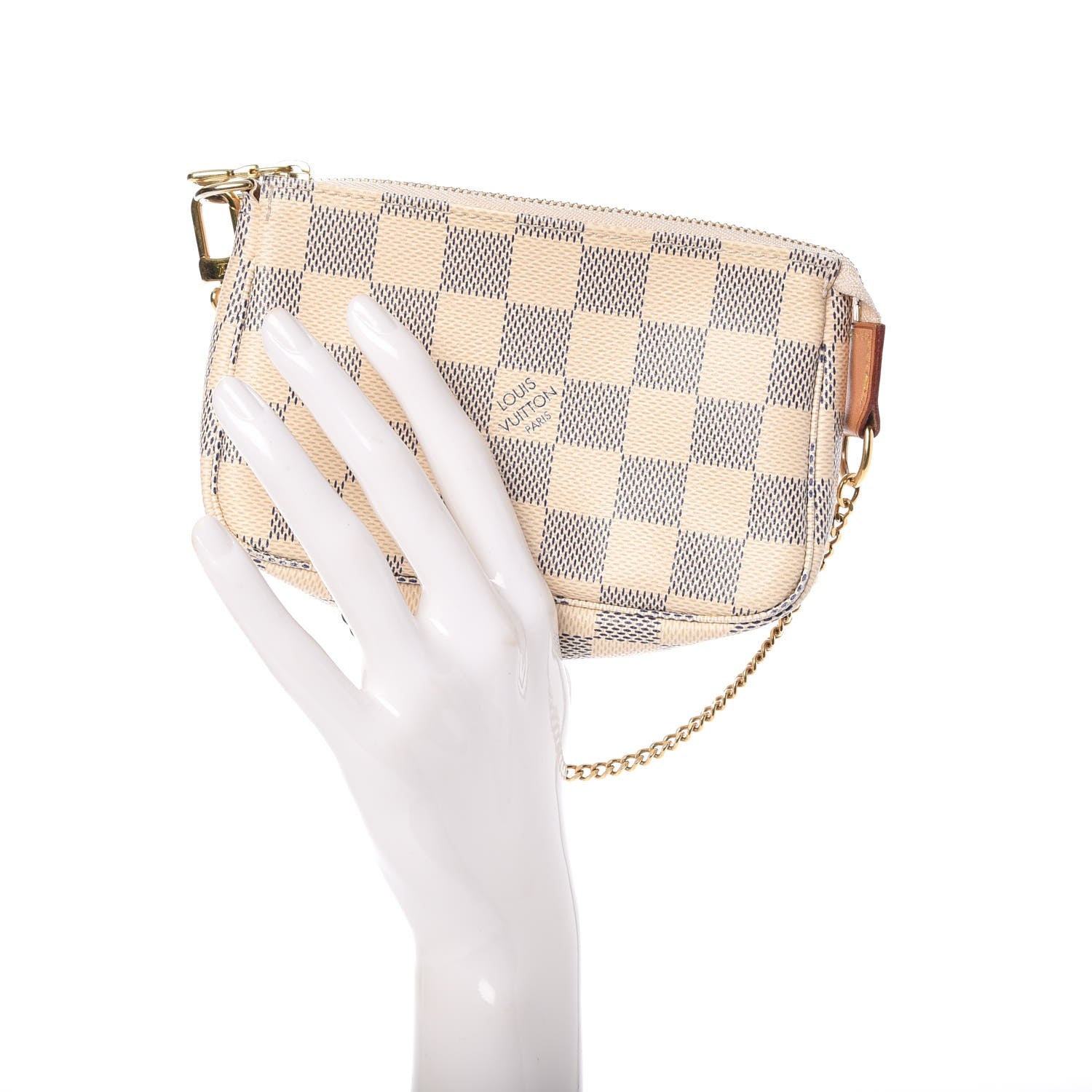 Louis Vuitton Damier Azur Mini Pochette Accessories 2 of 7