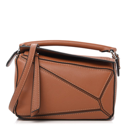 Loewe Calfskin Mini Puzzle Bag Tan 1 of 9