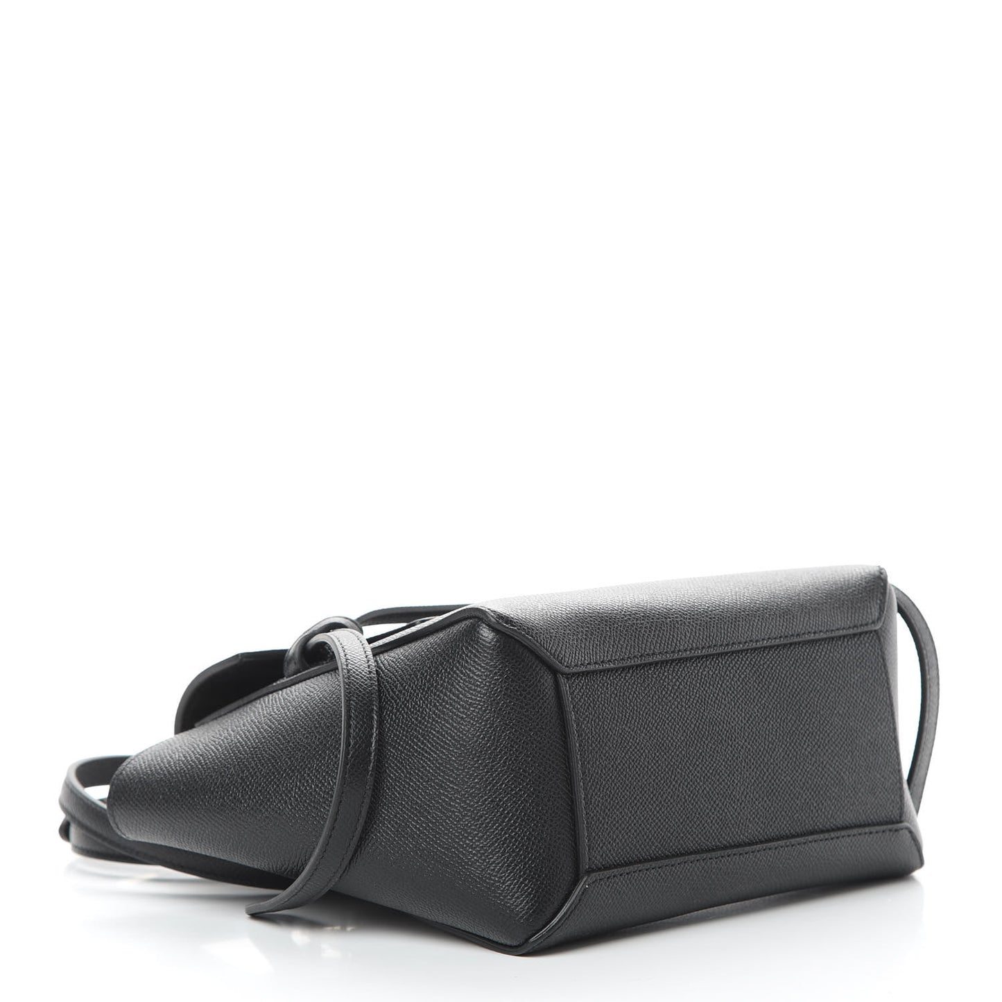 Grained Calfskin Nano Belt Bag Black
