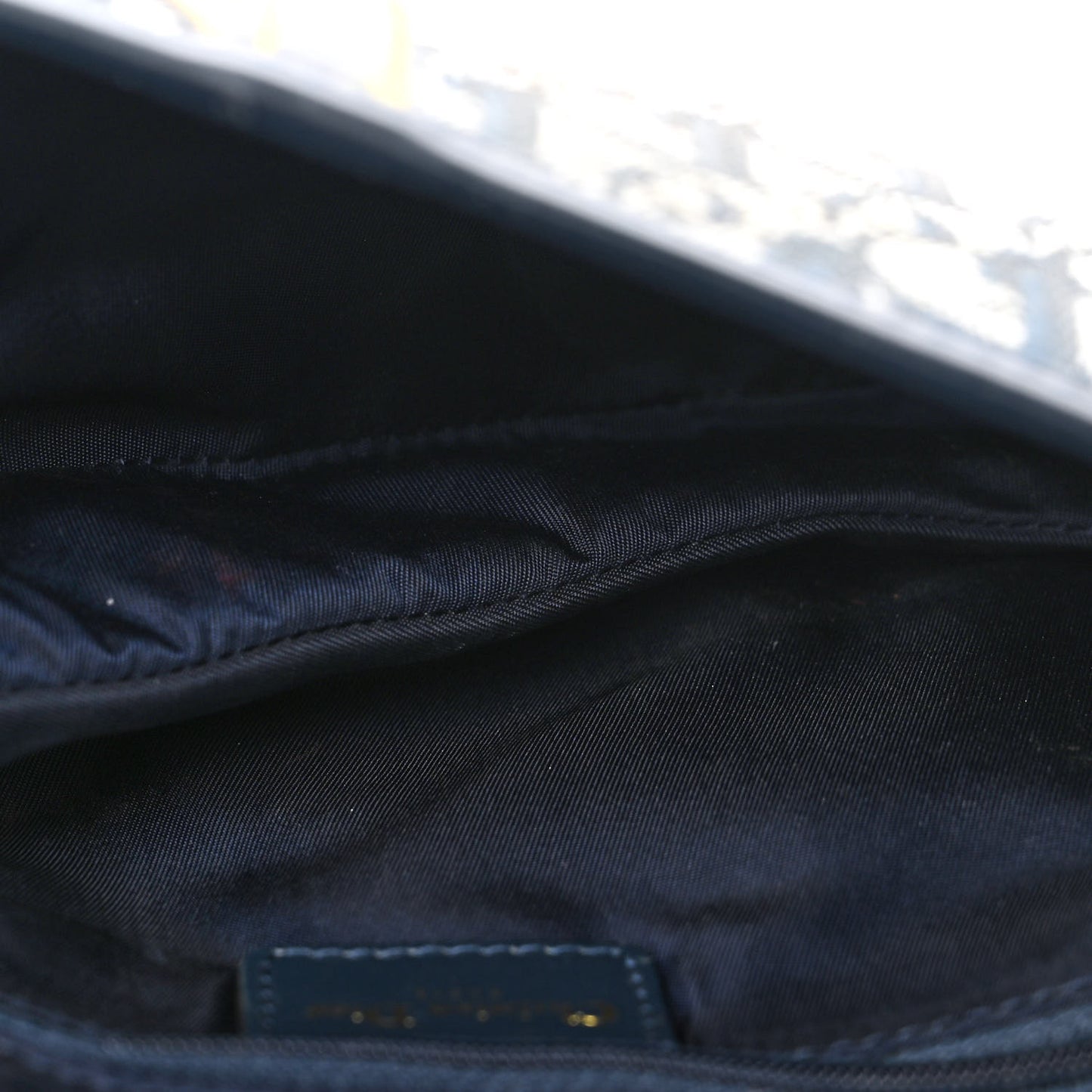 Monogram Saddle Bag Blue