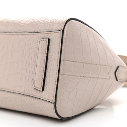 Givenchy Calfskin Crocodile Embossed Mini Antigona Dune 8 of 10