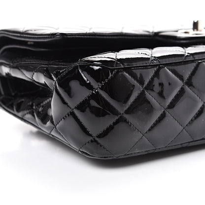 Chanel Patent Quilted Medium Double Flap Black 11 of 12