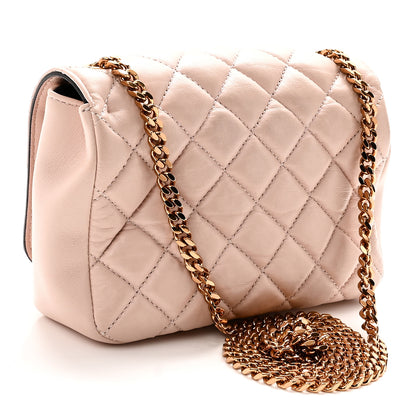 Versace Nappa Quilted Small Medusa Chain Crossbody Light Pink 3 of 9
