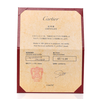 Cartier 18K Yellow Gold 3.5mm LOVE Wedding Band Ring 56 7.5 5 of 5