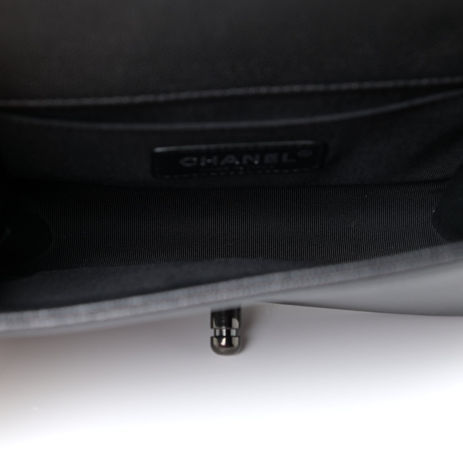 Chanel Caviar Quilted Small Boy Flap So Black 7 of 10