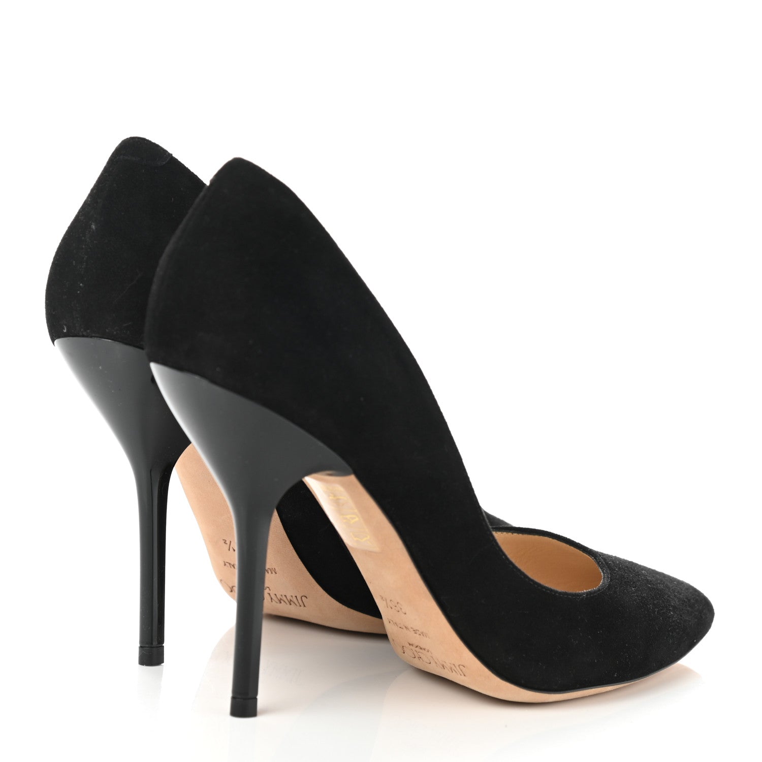 Jimmy Choo Suede Agnes Pumps 36.5 Black 4 of 9