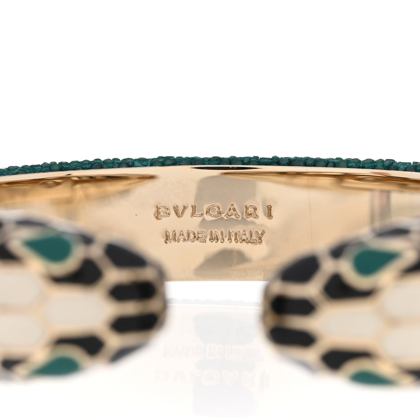 Galuchat Serpenti Forever Bracelet Green