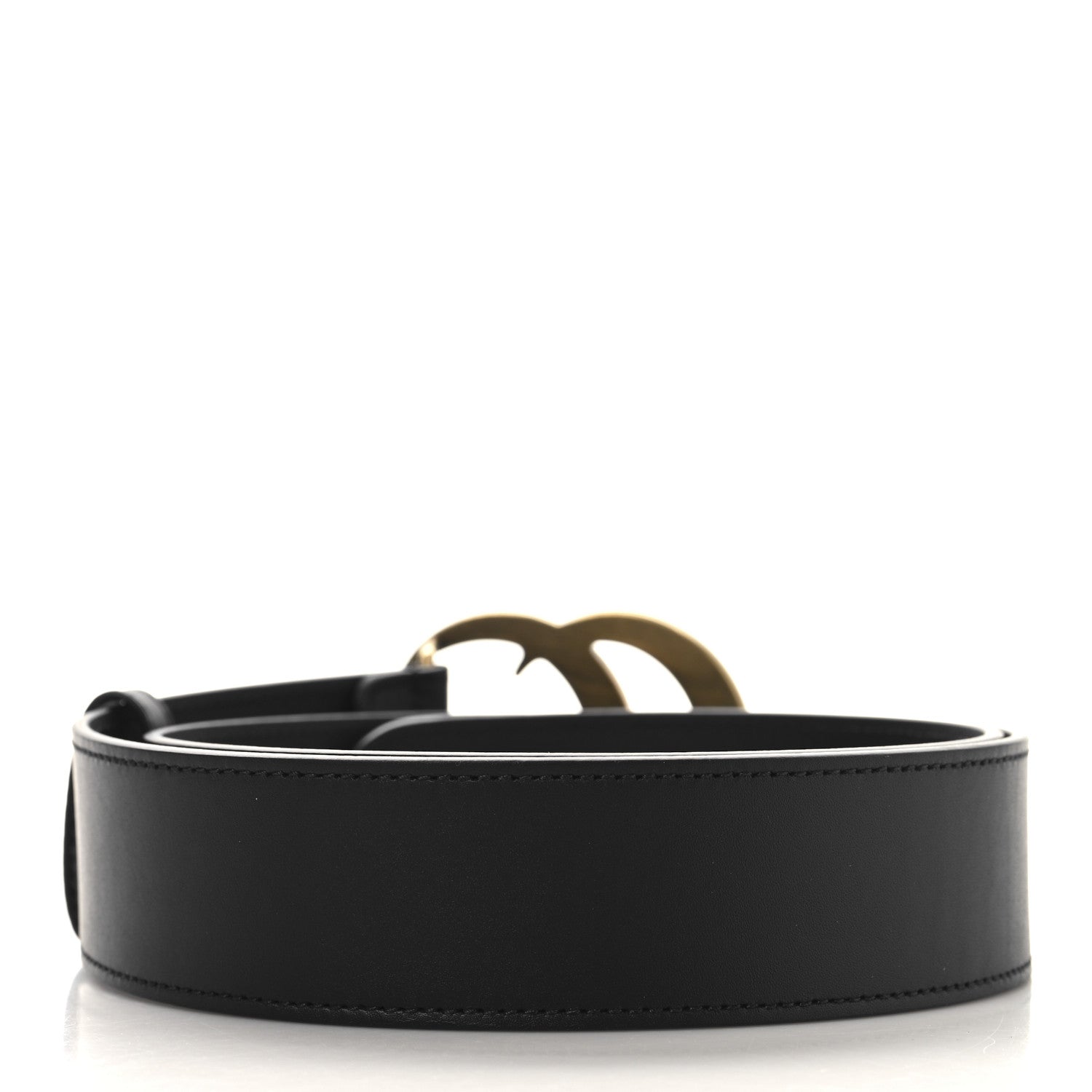 Gucci Calfskin Double G 40mm Belt 80 32 Black 2 of 6