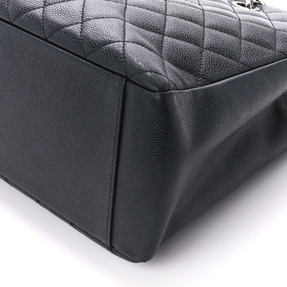 Chanel Caviar Quilted Grand Shopping Tote GST Black 10 of 12