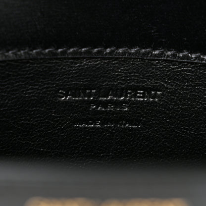 Saint Laurent Box Calfskin Voltaire Top Handle Crossbody Bag Black 7 of 12