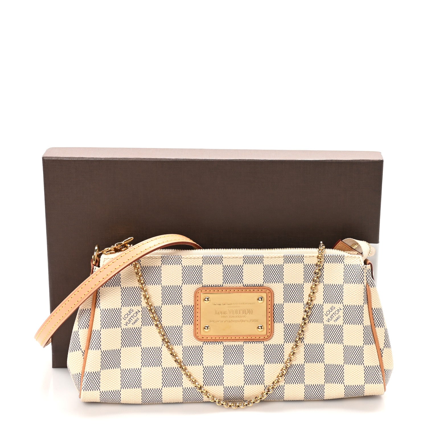 Louis Vuitton Damier Azur Eva Clutch 11 of 11