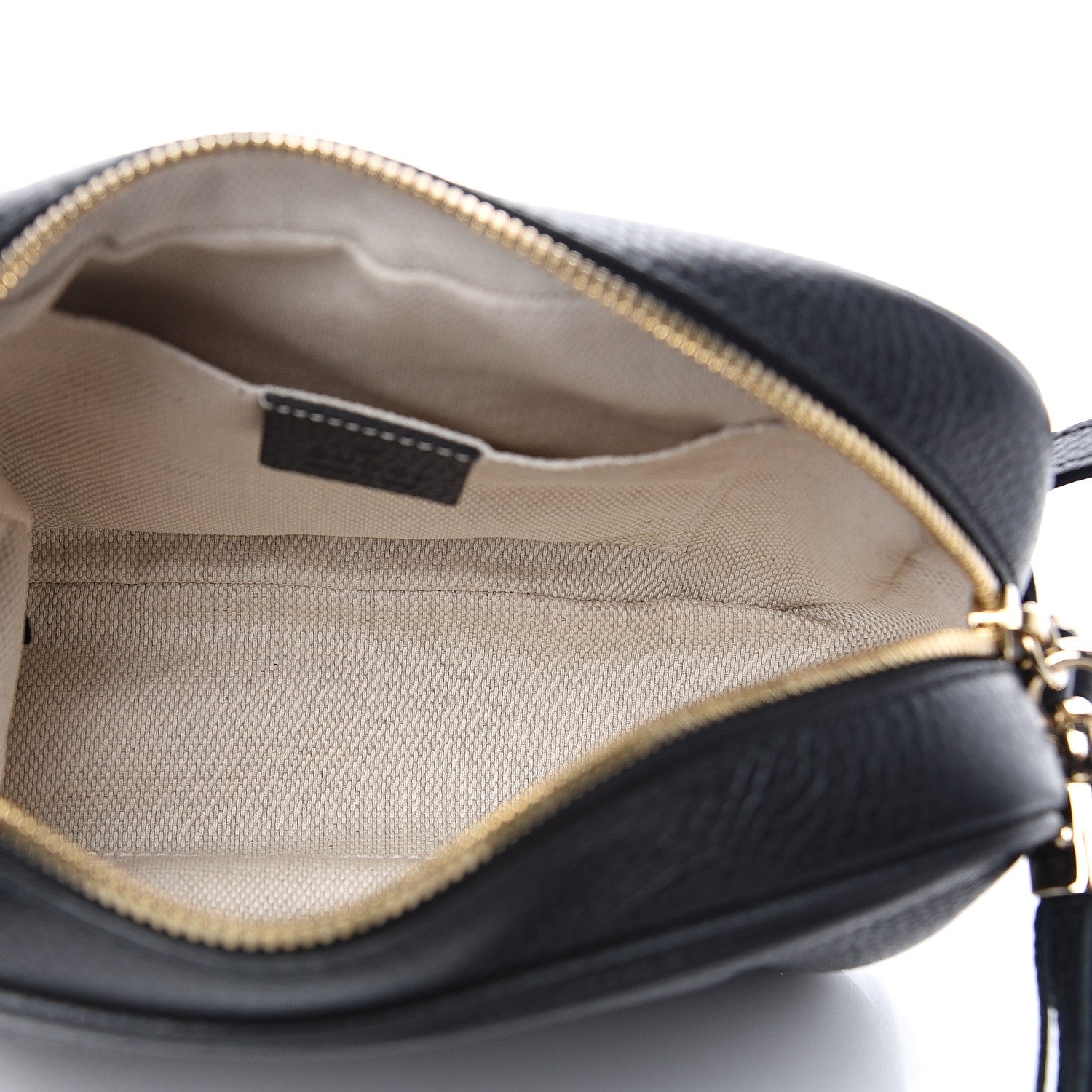 Gucci Pebbled Calfskin Small Soho Disco Bag Black 4 of 9