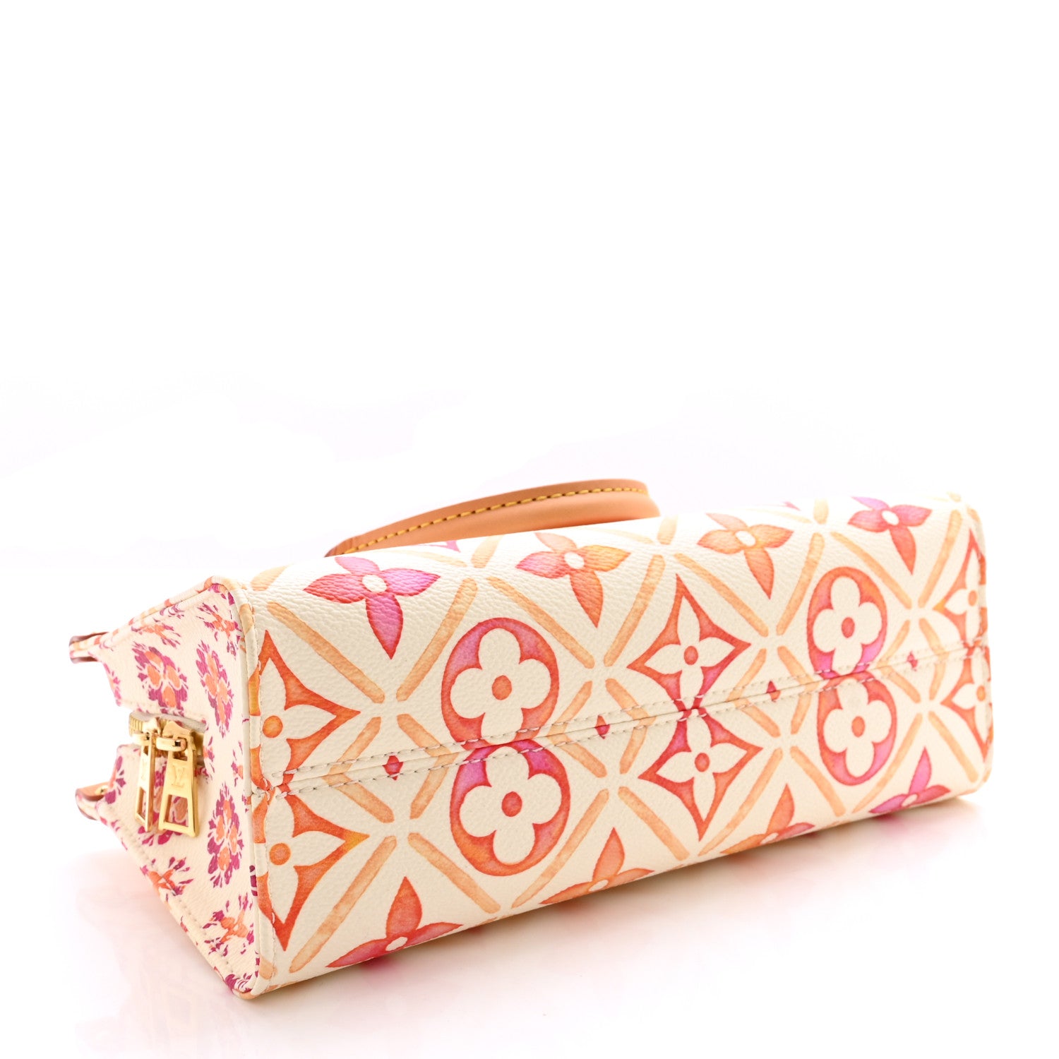 Louis Vuitton Monogram Tiles By The Pool OnTheGo East West Coral 4 of 12