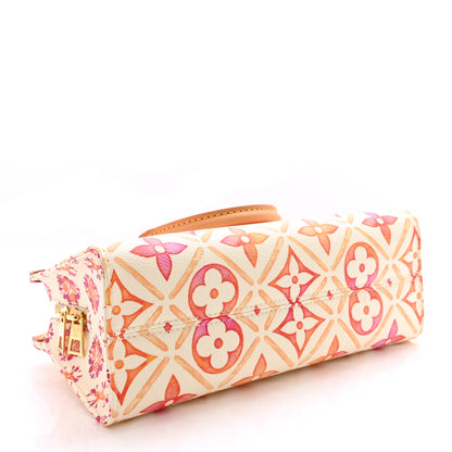 Louis Vuitton Monogram Tiles By The Pool OnTheGo East West Coral 4 of 12