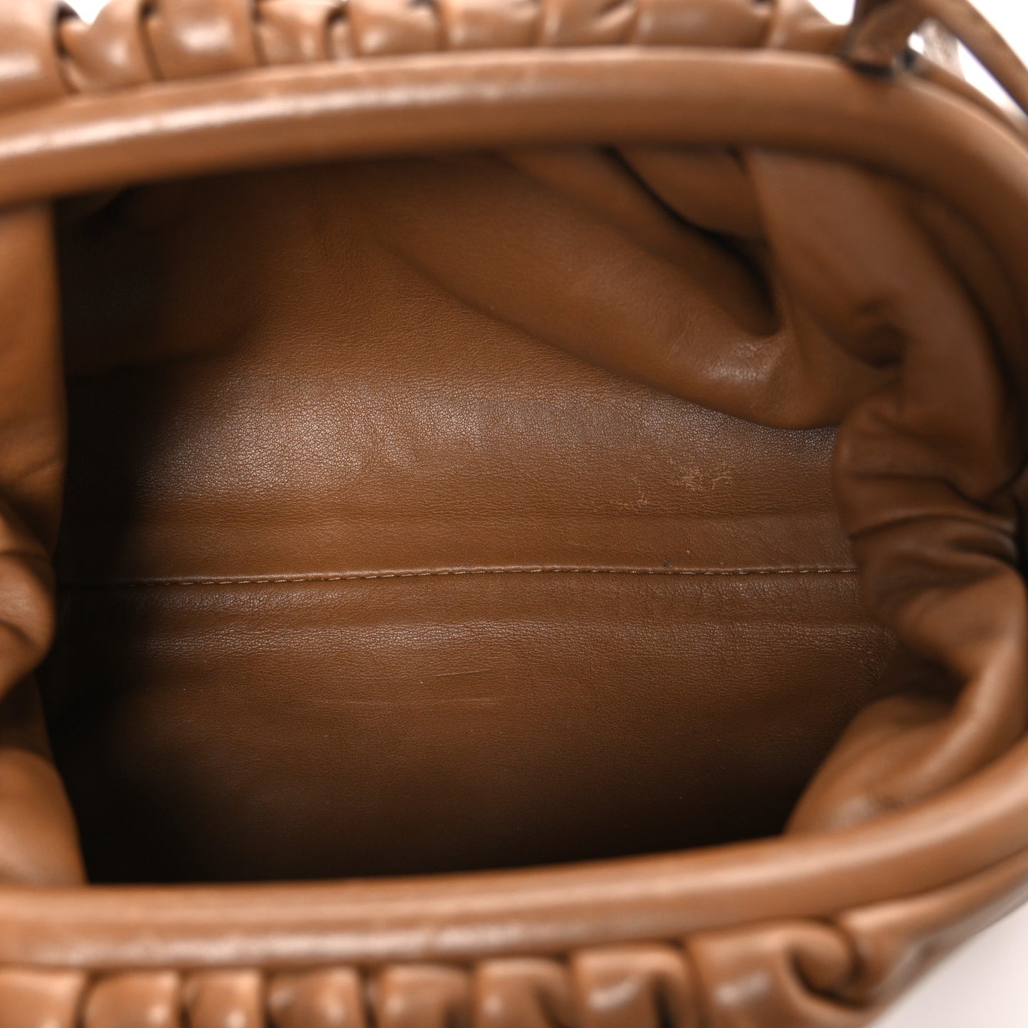 Butter Calfskin The Mini Pouch Camel