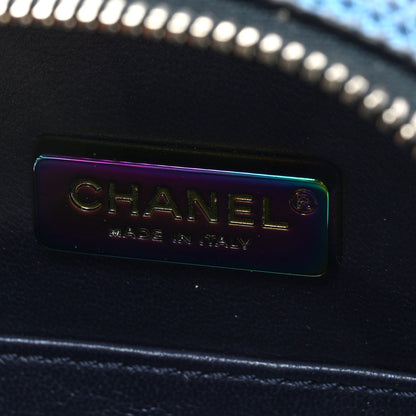 Chanel Lizard Round As Earth Evening Bag Navy 6 of 10